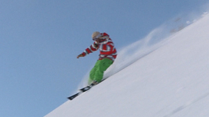 skiing powder in the Idaho backcountry